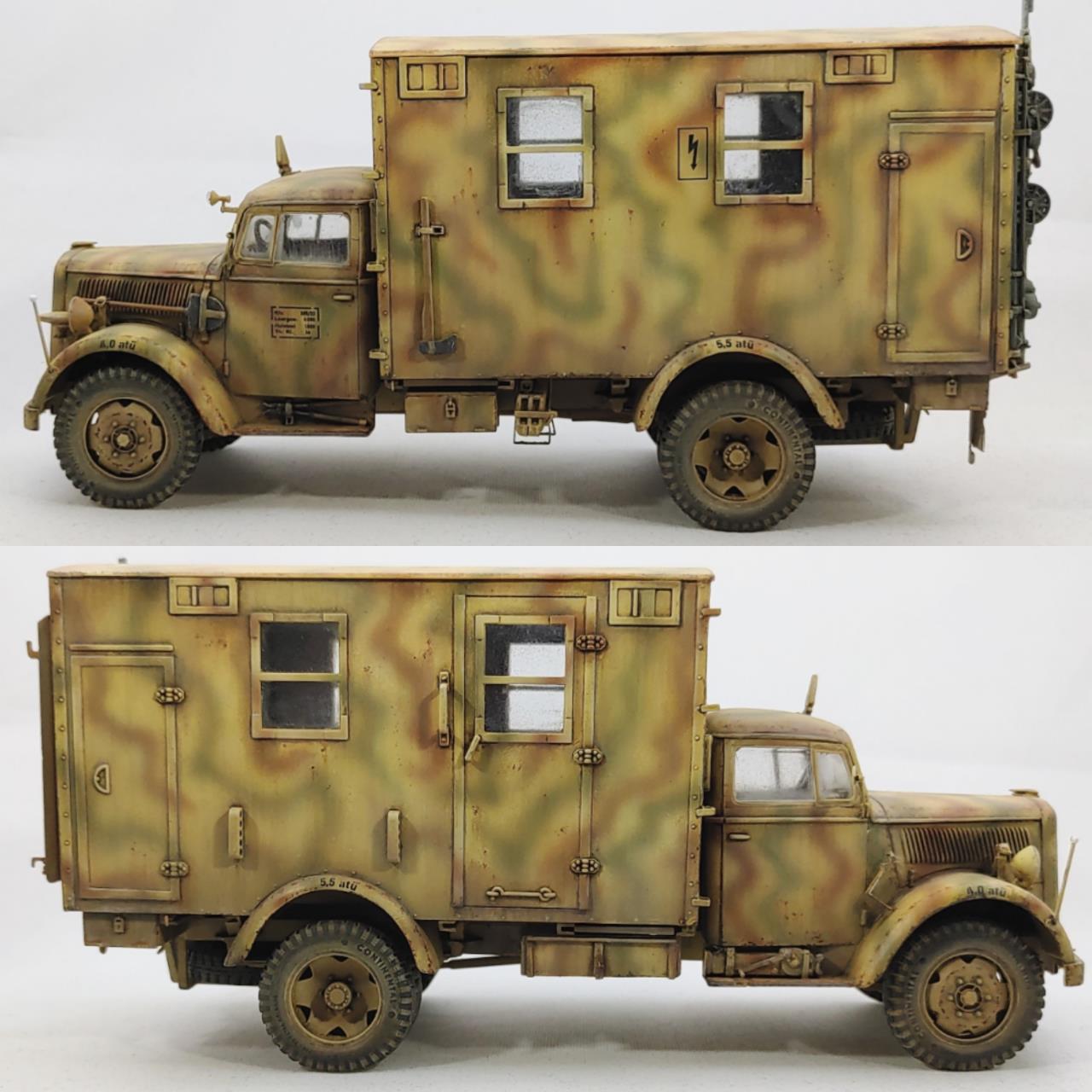 Mmz Italeri 135 Opel Blitz Radio Truck